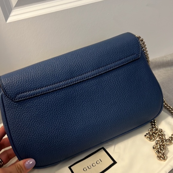 Gucci Soho Leather Chain Crossbody Bag - Picture 7 of 8